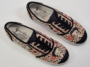 *B4) Women Betty Boop Bradford Exchange Lace Up Sneakers 2014 King Features 8.5